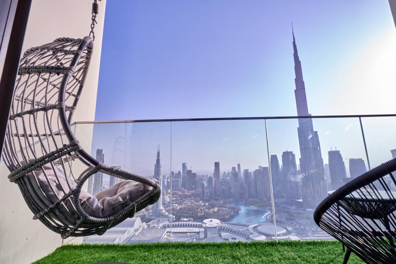 Magnificent 3Br With Full Burj Khalifa & Fountain View Villa Dubái Exterior foto